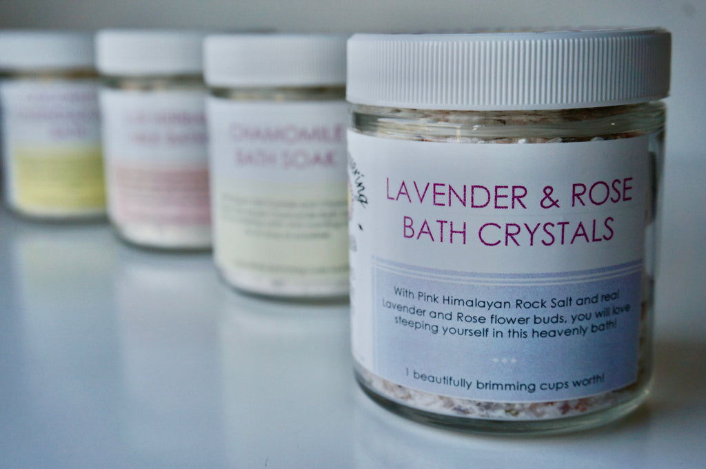 Lavender & Rose Bath Crystals
